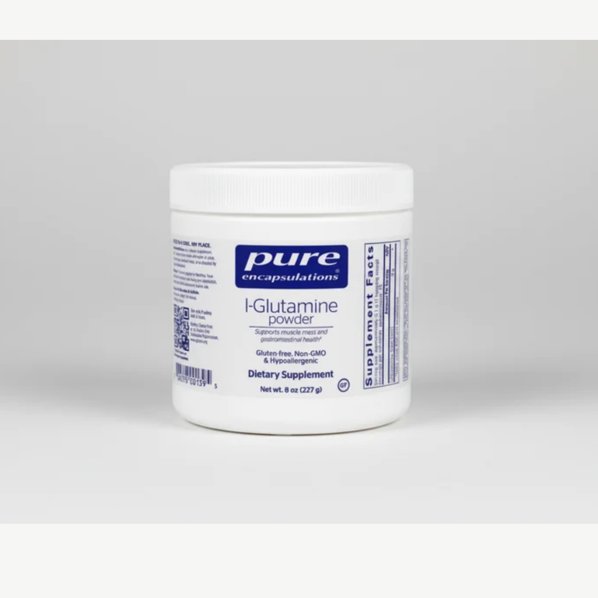 Pure Encapsulations L-Glutamine Powder 227g | Pure Amino Acid front label