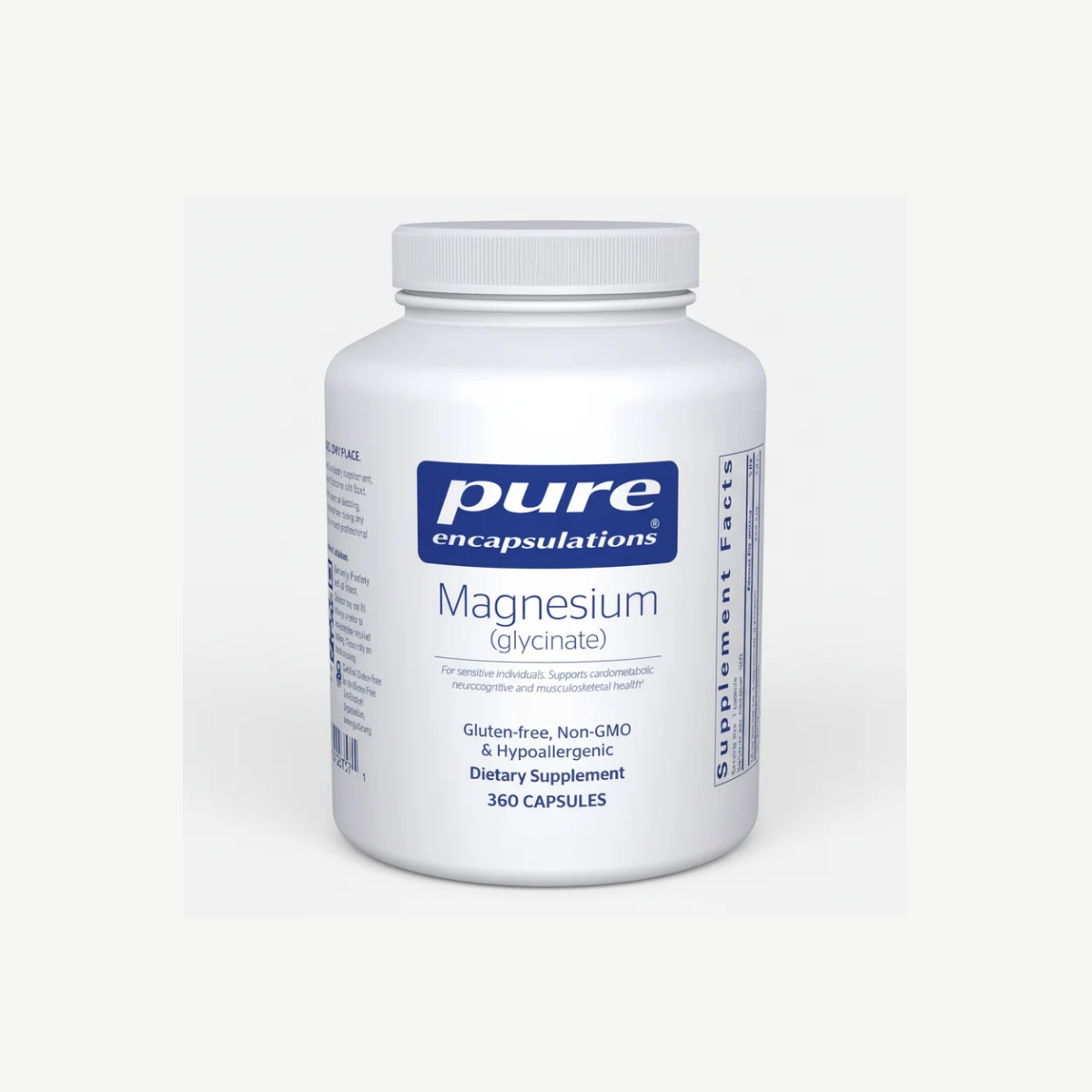 Pure Encapsulations Magnesium Glycinate - 360 Capsules front label