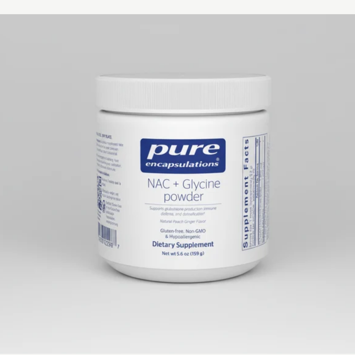 Pure Encapsulations NAC + Glycine Powder - 5.6 oz (159 Grams) front label