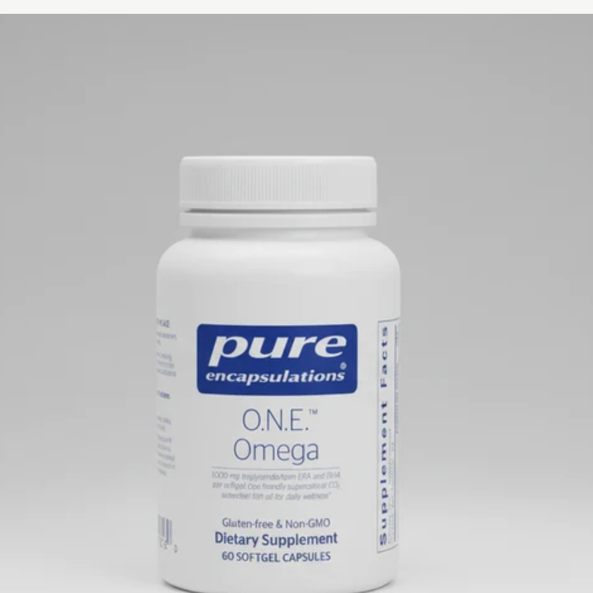 Pure Encapsulations O.N.E. Omega - 60 Softgel Capsules front label