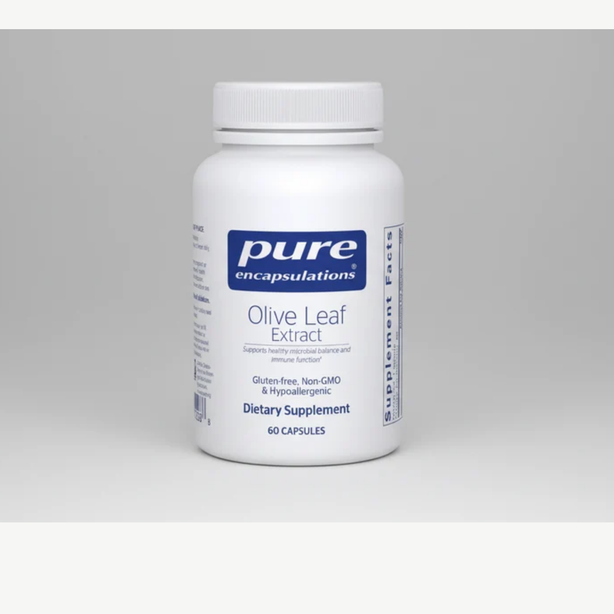 Pure Encapsulations Olive Leaf Extract - 60 Capsules front label