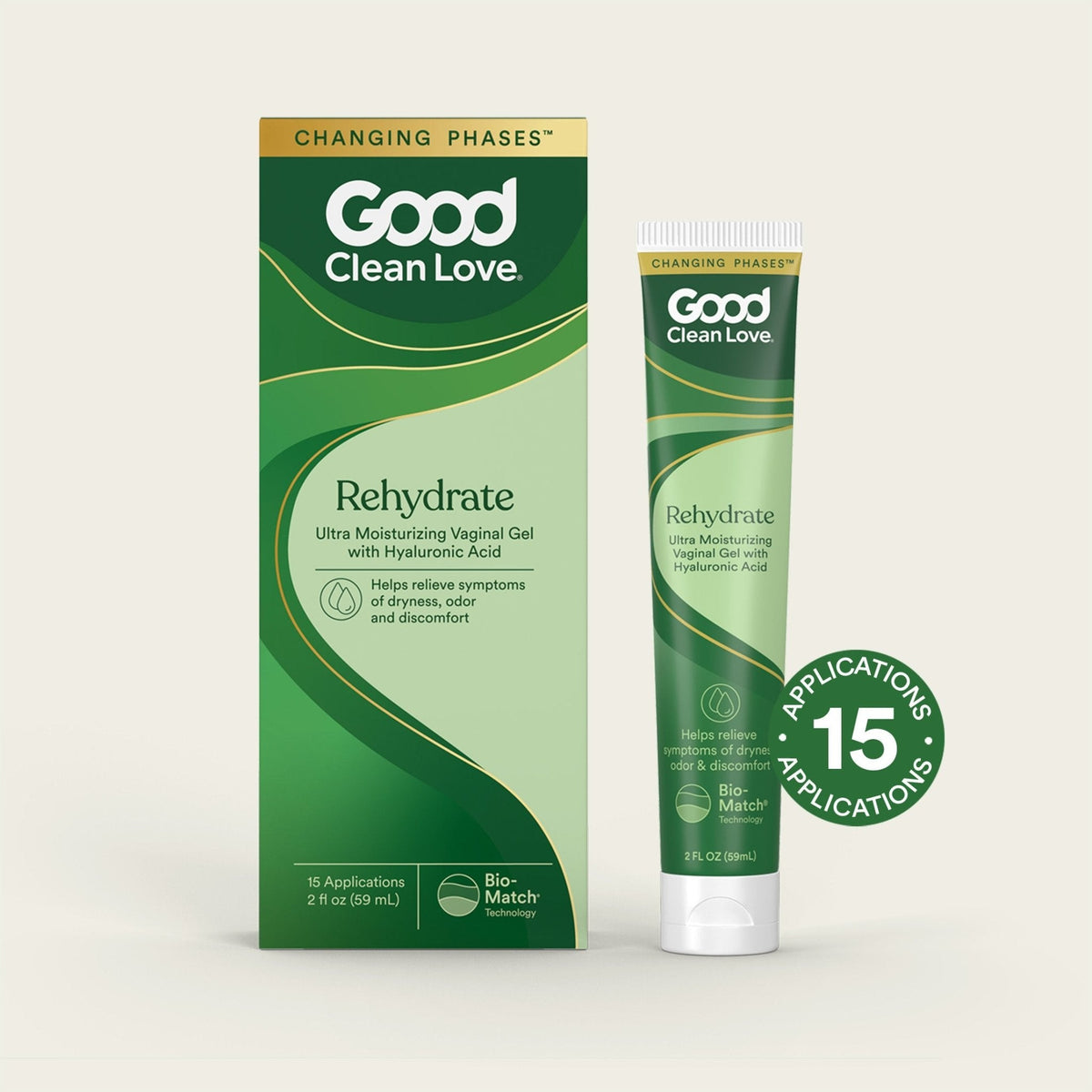 Good Clean Love Rehydrate Ultra Moisturizing Vaginal Gel — 2 fl oz