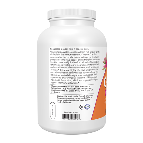 NOW Foods C-1000 500 Veg Capsules