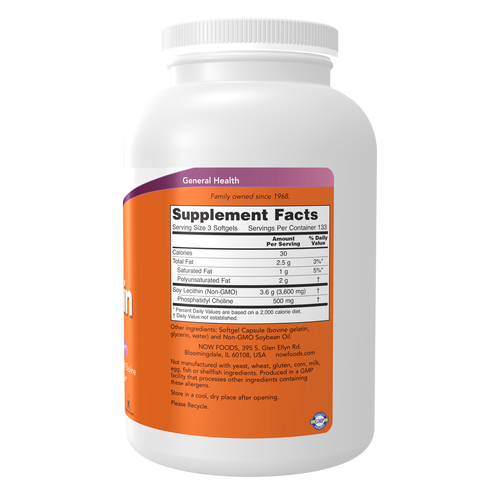 NOW Foods Lecithin 1200 mg 400 Softgels