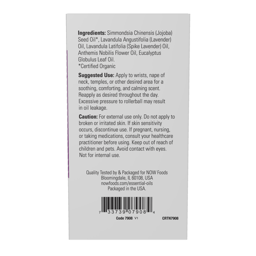 NOW Foods Head Relief Essential Oil Roll-On 10 ml | Temple Care