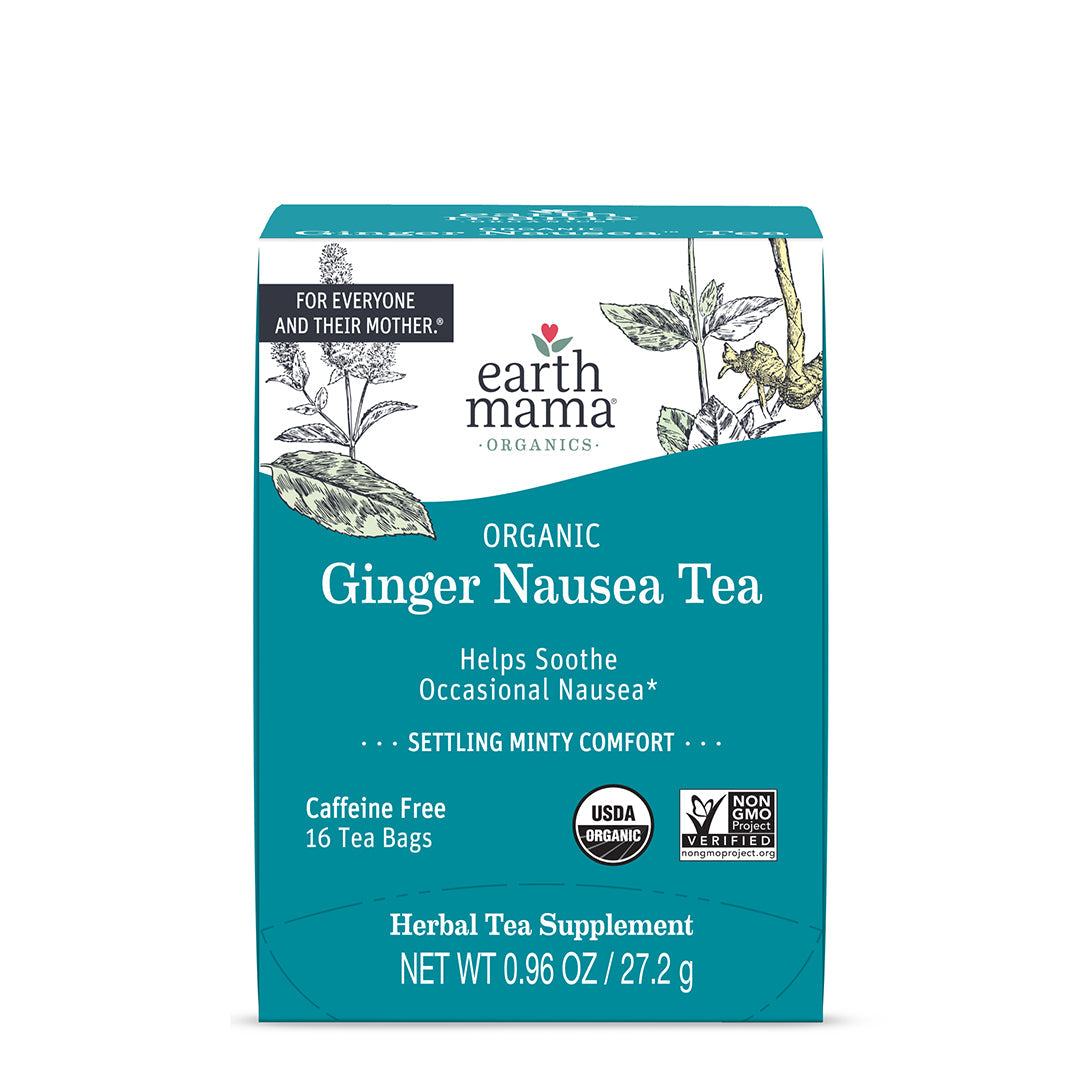 Earth Mama Organic Ginger Nausea Tea 16 tea bags