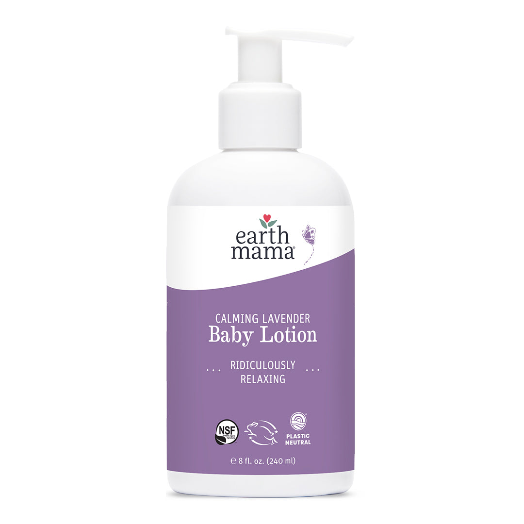 Earth Mama Calming Lavender Baby Lotion 8 fl oz