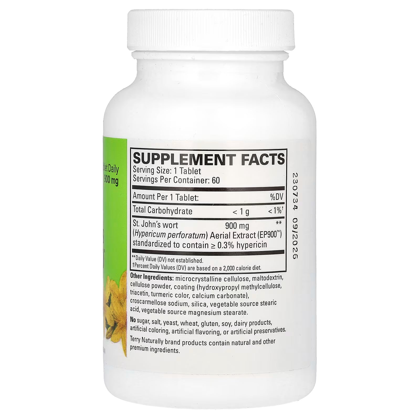 Terry Naturally St. John's Wort 900 mg 60 Tablets