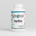 Supplement bottle labeled 'Springboard SuperNutes Chewable Multivitamin' on a white background