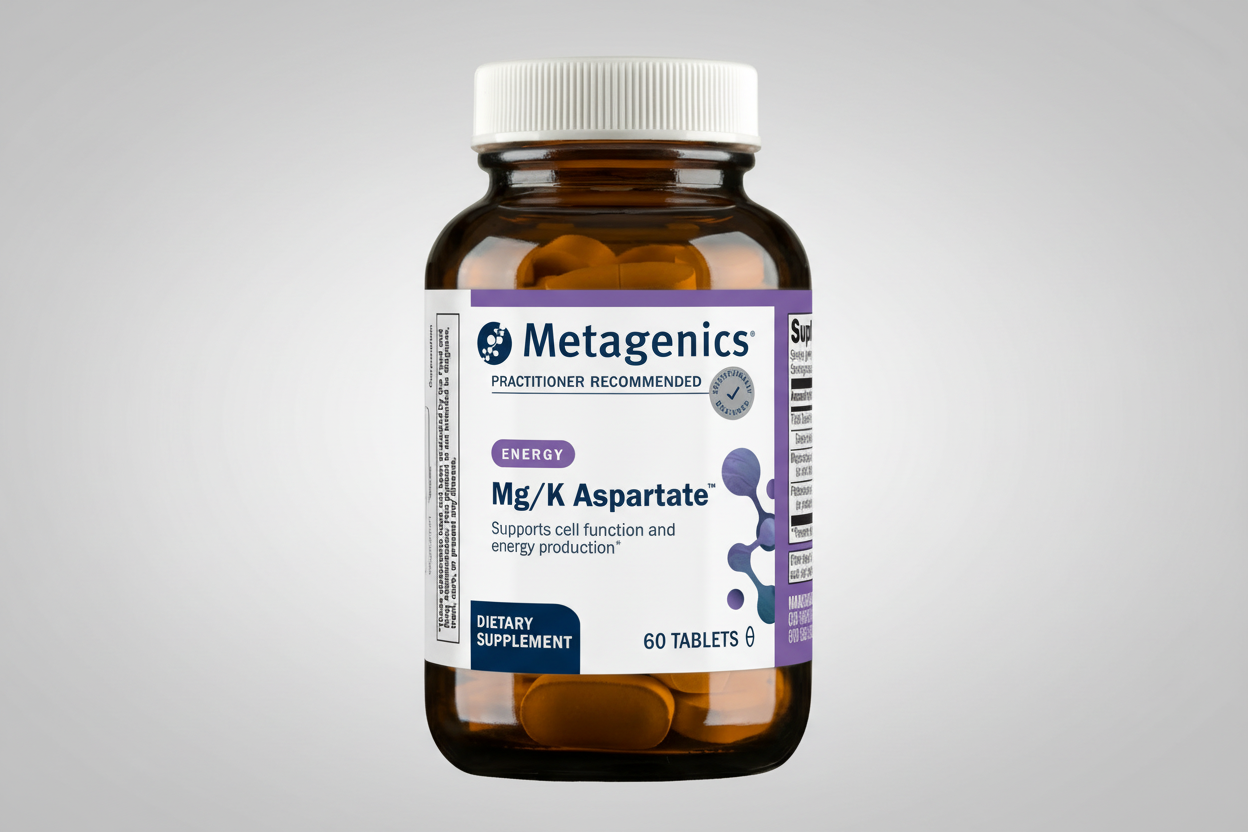 Metagenics Mg/K Aspartate 60 Tablets