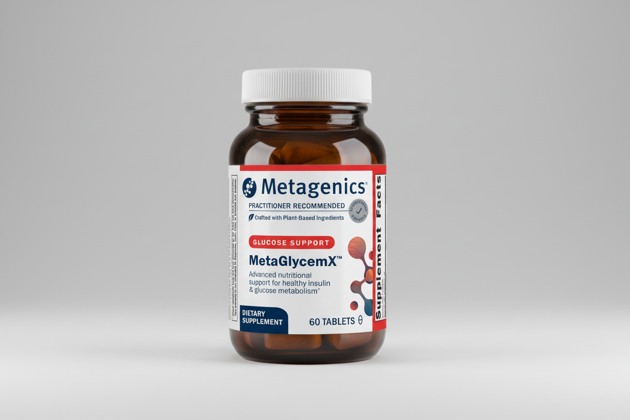 Metagenics MetaGlycemX 60 Tablets | Chromium & Botanical Blend
