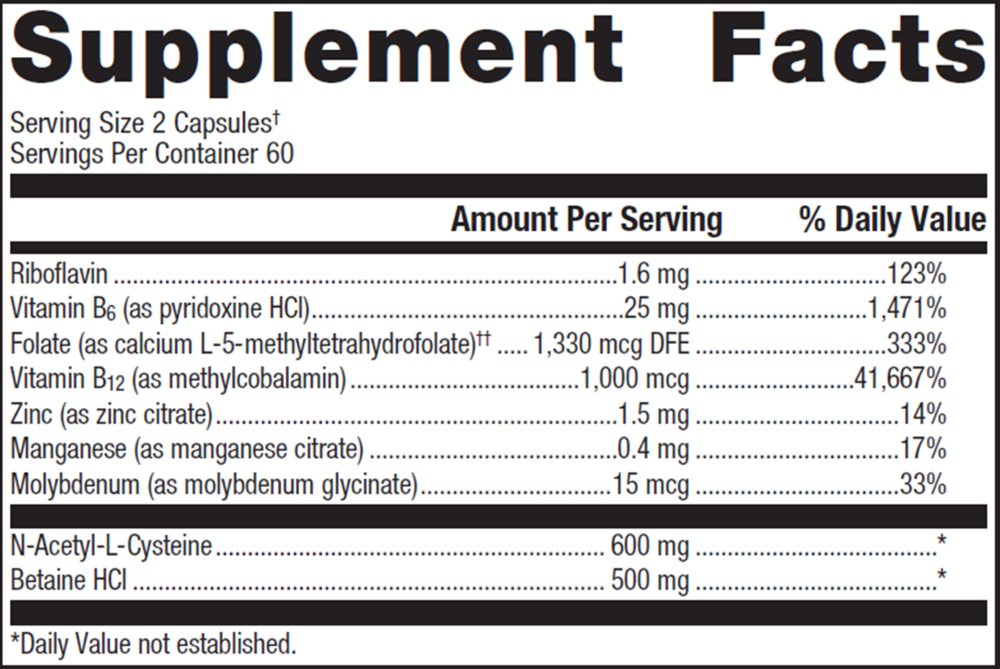 Metagenics MethylCare 120 Capsules