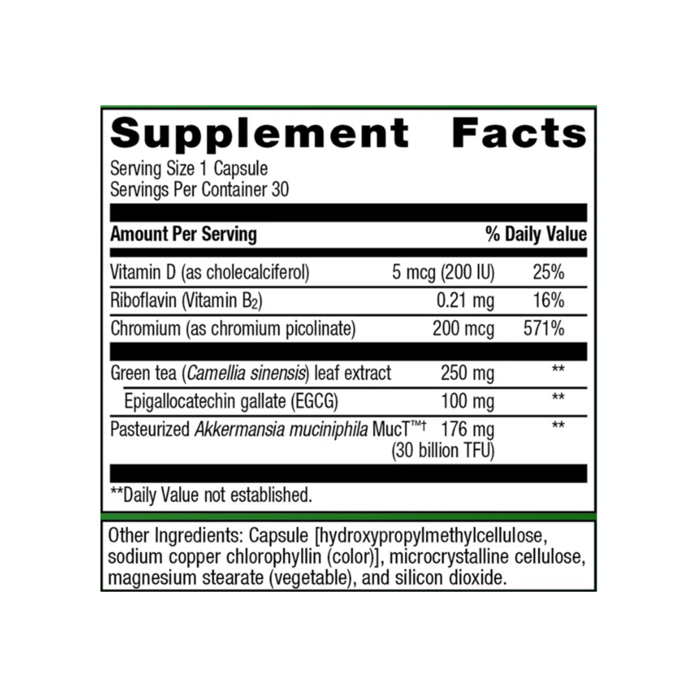 Metagenics UltraFlora Healthy Weight with Akkermansia 30 Caps