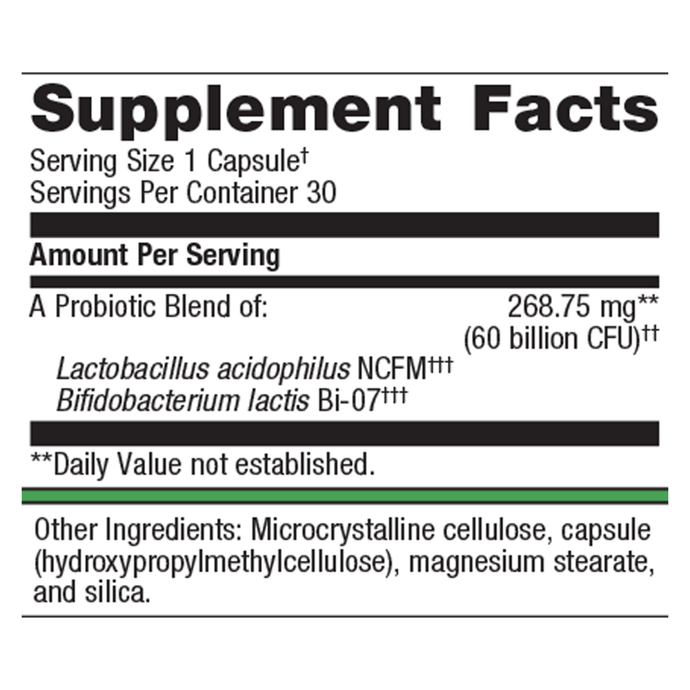 Metagenics UltraFlora IB Probiotic Digestive Comfort 30 Caps