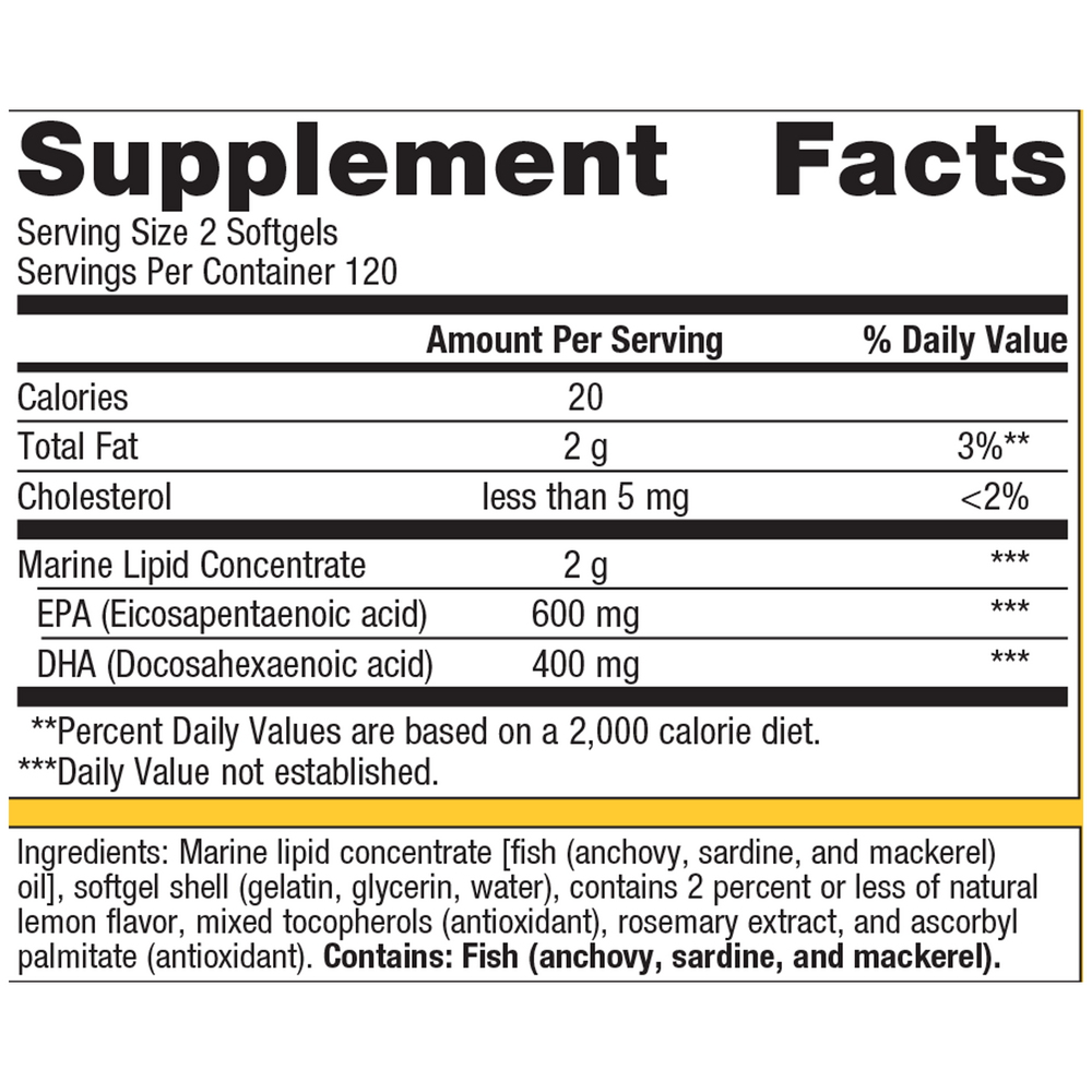 Metagenics OmegaGenics Fish Oil 240 Softgels