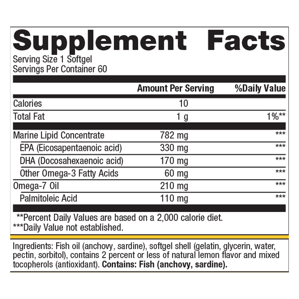 Metagenics OmegaGenics Fish Oil Mega 10 60 Softgels