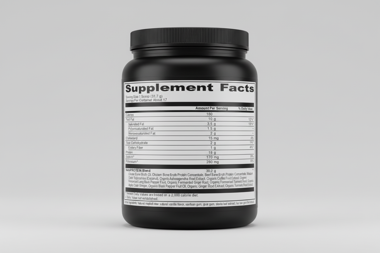 Ancient Nutrition Keto Protein Vanilla 17 Servings
