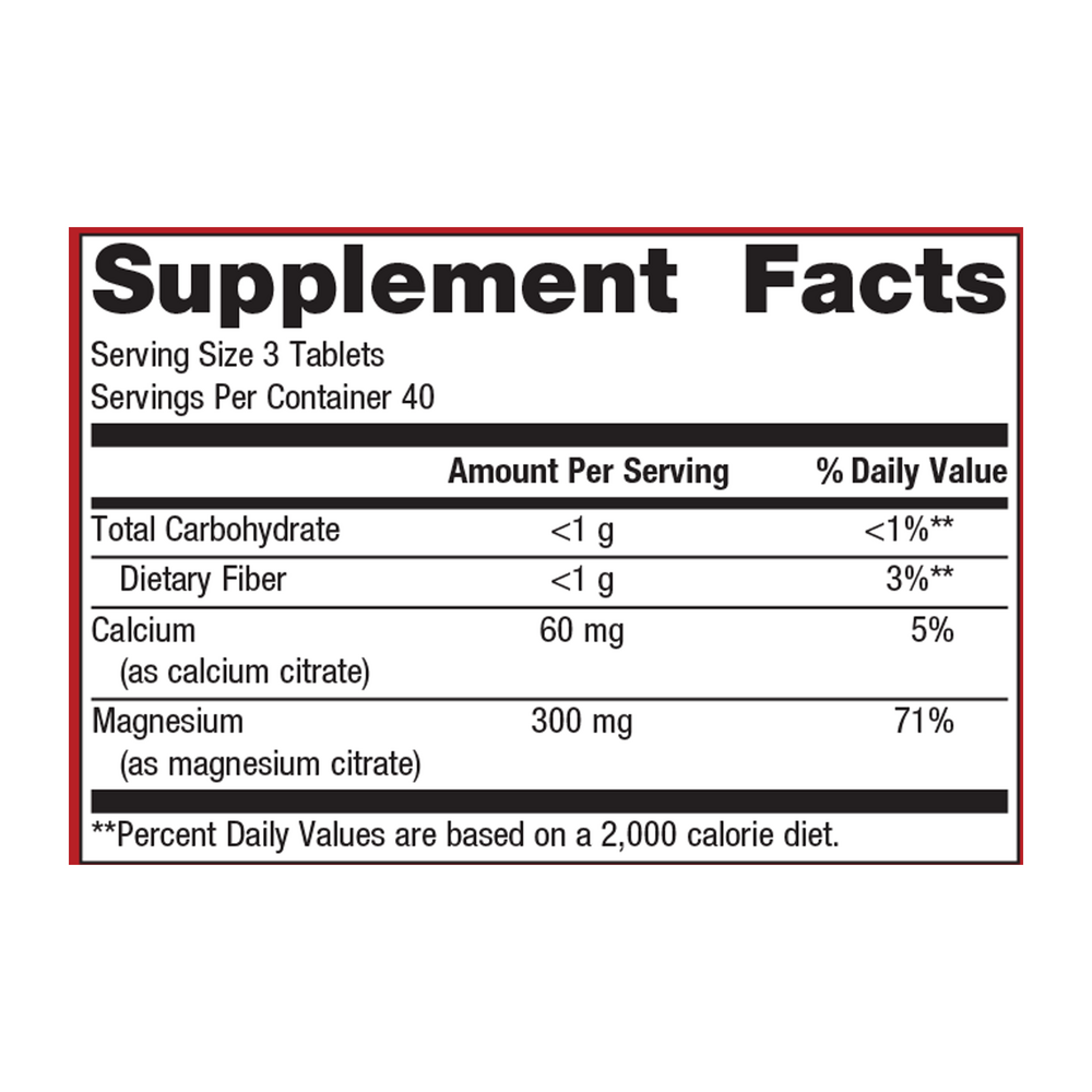 Metagenics Magnesium Citrate 120 Tablets