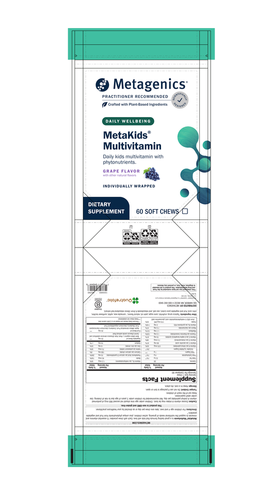 Metagenics MetaKids Multivitamin 60 Count