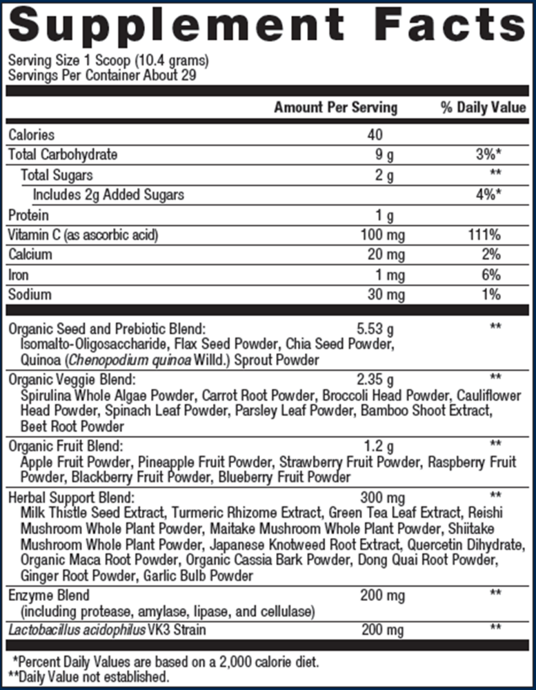 Metagenics PhytoMulti Superfoods Tropical Fruit 300 g