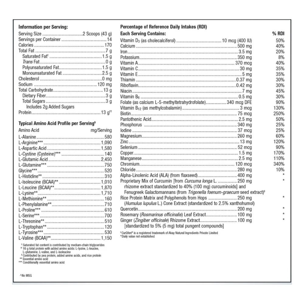 Metagenics UltraInflamX Plus 360° 602 g