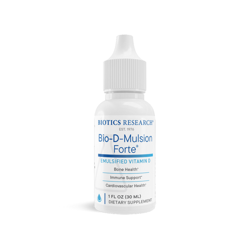 Biotics Research Bio-D-Mulsion Forte - 1 oz front package image