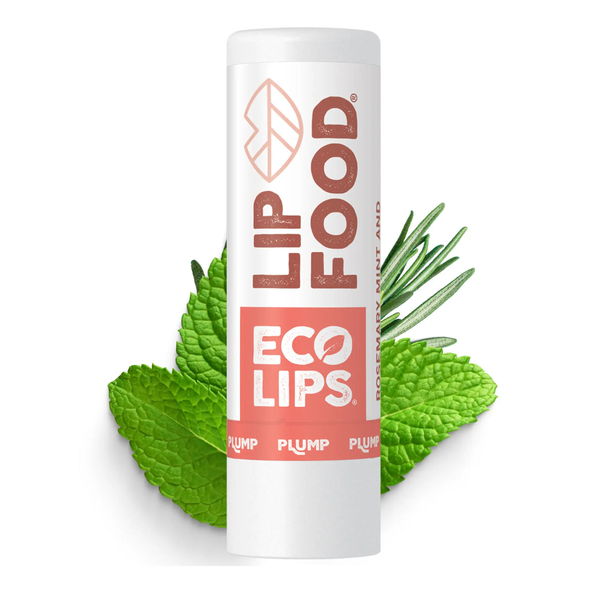 Eco Lips Lip Food Plump Rosemary Mint Lip Balm, 0.15 oz