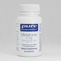 Pure Encapsulations Melatonin 3 mg - 60 Capsules front label