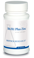 B6/B1 Plus Zinc by Biotics Research - 90 Capsules