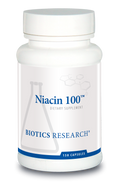 Niacin 100™ by Biotics Research - 150 Capsules