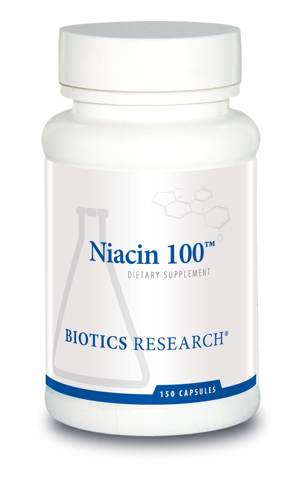 Niacin 100™ by Biotics Research - 150 Capsules