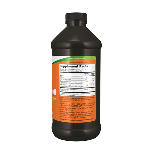 NOW Foods Chlorophyll Liquid Unflavored 16 oz