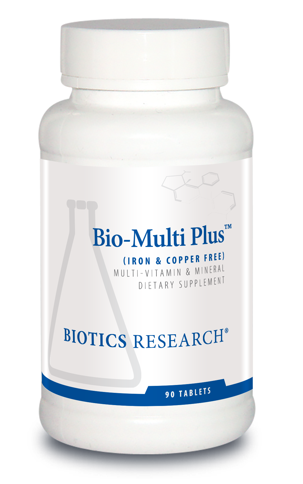 Bio-Multi Plus™ (Fe & Cu Free) by Biotics Research - 90 Tablets