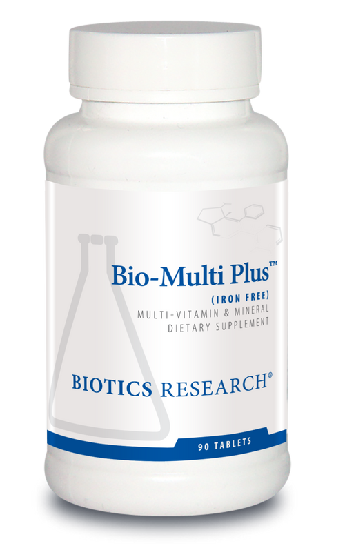 Biotics Research Bio-Multi Plus™ (Fe Free) - 90 Tablets front package image
