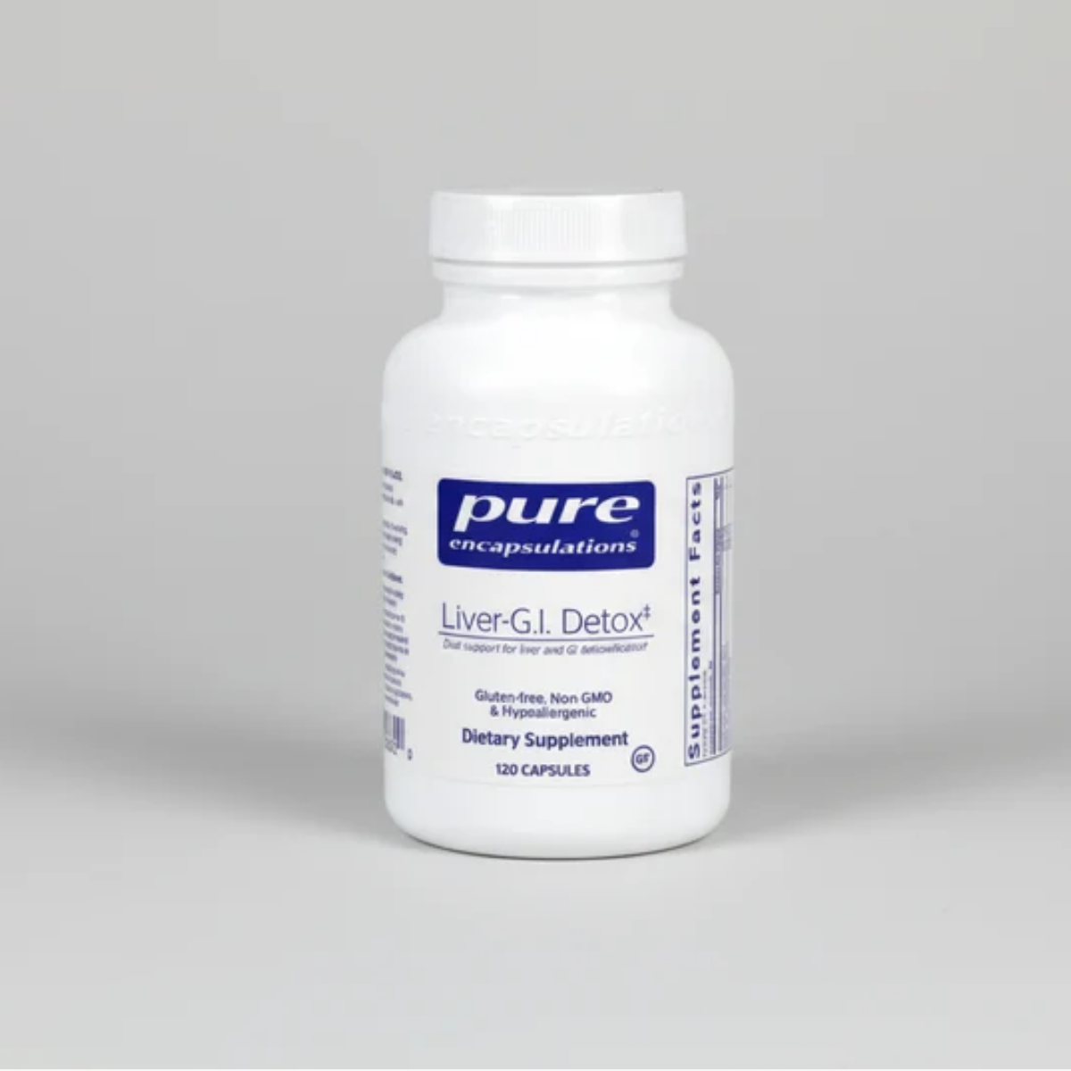 Pure Encapsulations Liver-G.I. Metabolic Clearance 120 Capsules front label