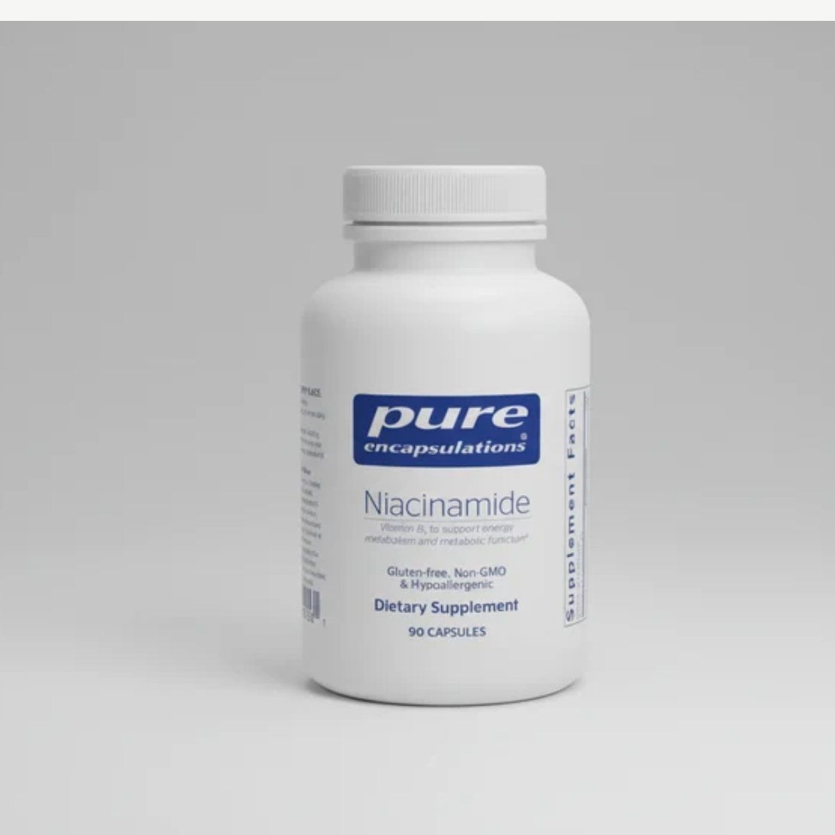 Pure Encapsulations Niacinamide - 90 Capsules front label