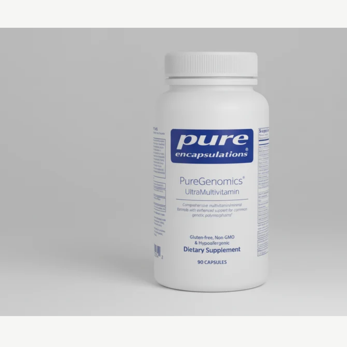 Pure Encapsulations PureGenomics UltraMultivitamin - 90 Capsules front label