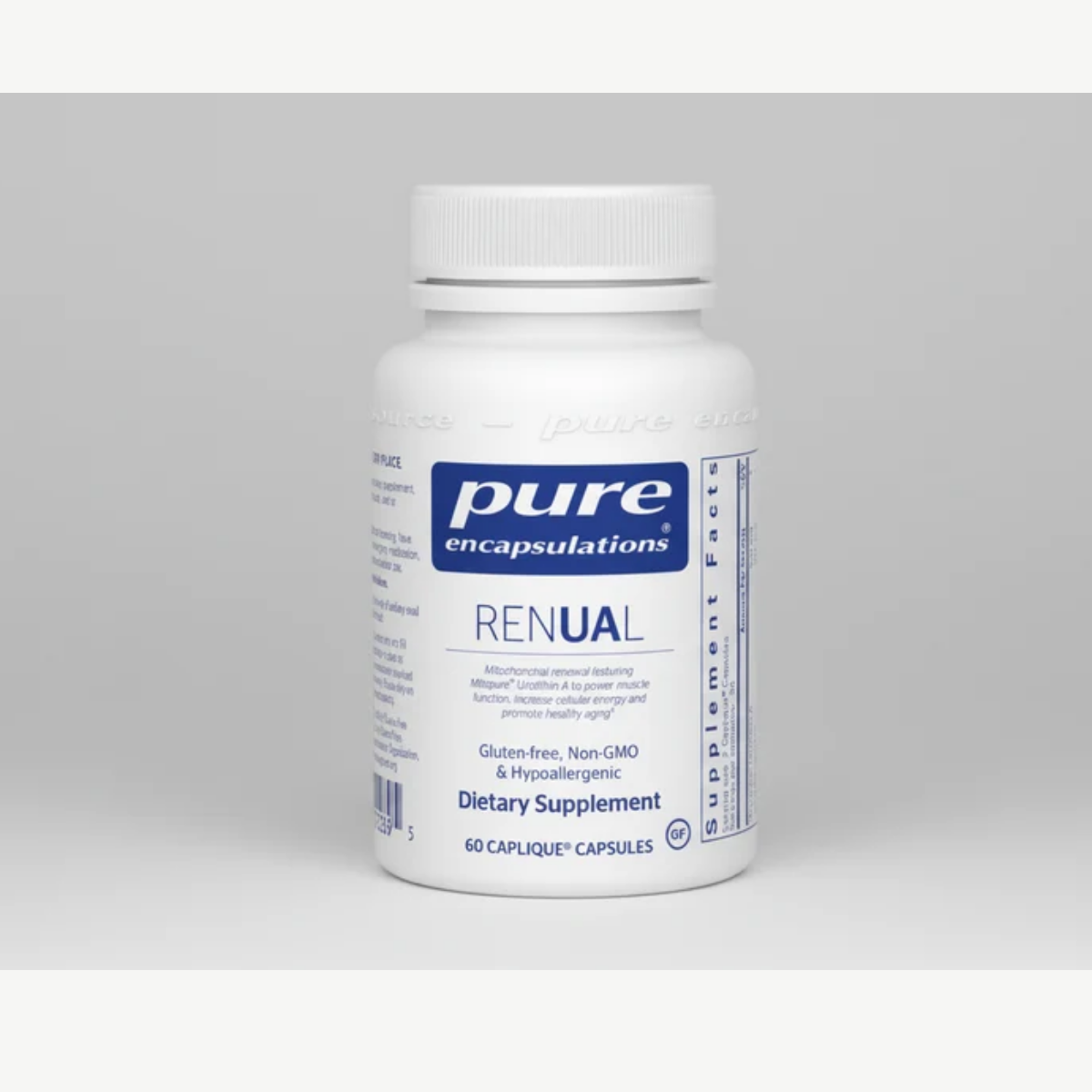 Pure Encapsulations RENUAL - 60 Caplique Capsules front label