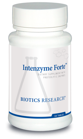 Biotics Research Intenzyme Forte™ - 100 Tablets front package