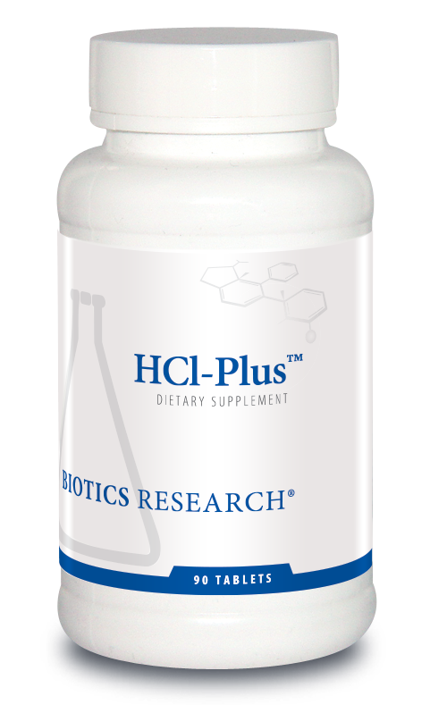 HCl-Plus™ by Biotics Research - 90 Tablets