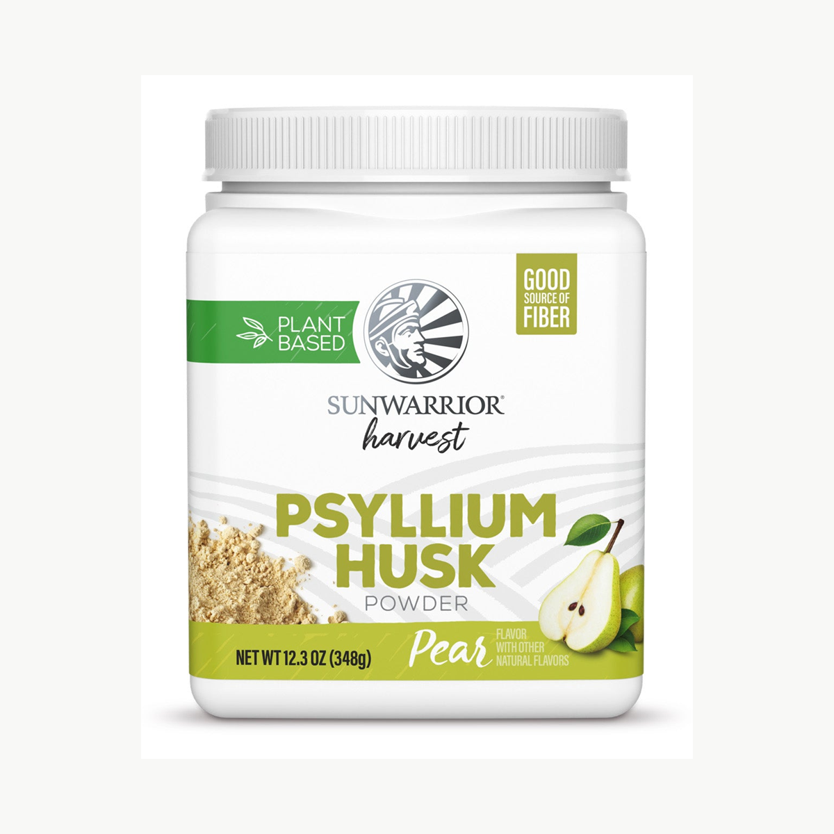 Sunwarrior Harvest Line Psyllium Husk Powder Pear 348.6g official front image