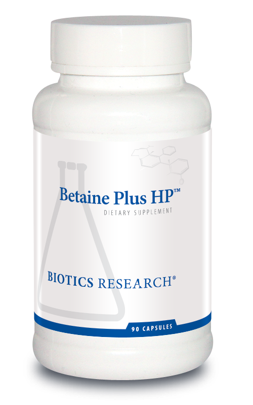 Betaine Plus HP™ by Biotics Research - 90 Capsules