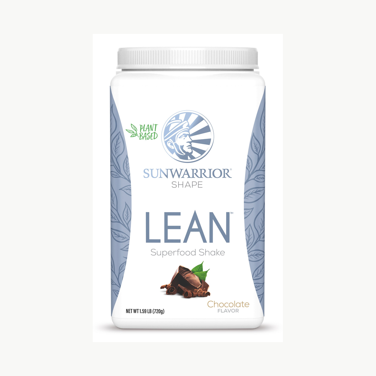 Sunwarrior Lean Superfood Shake Chocolate 720g official front image