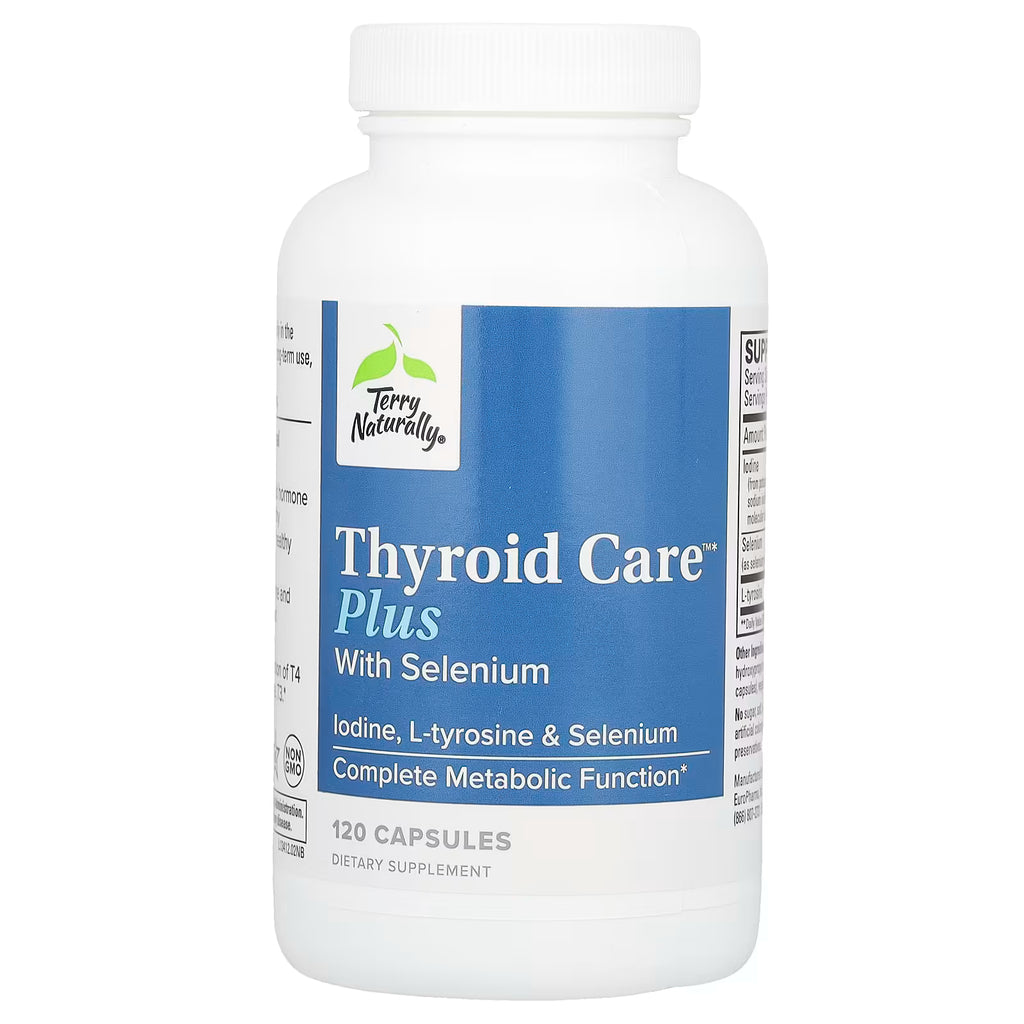 Terry Naturally Thyroid Care Plus with Selenium 120 Capsules