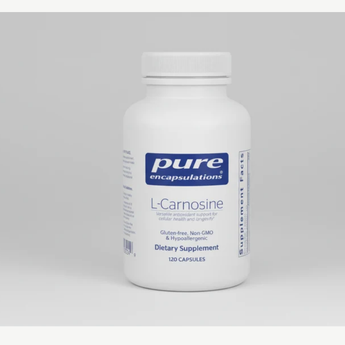 Pure Encapsulations L-Carnosine - 120 Capsules front label