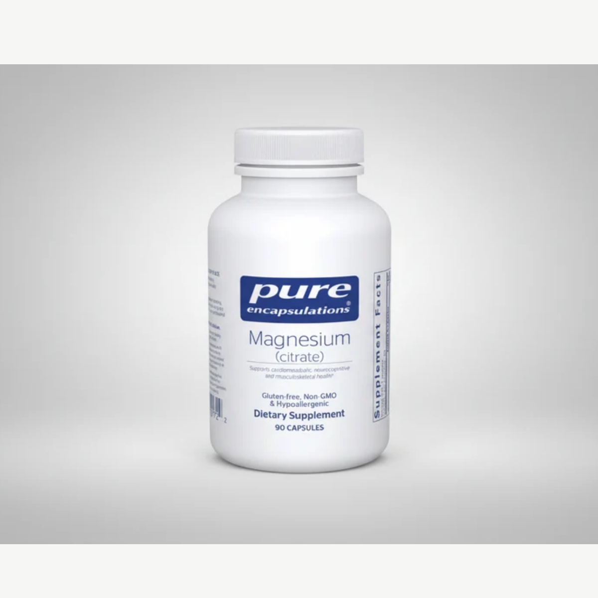 Pure Encapsulations Magnesium (Citrate) - 90 Capsules front label