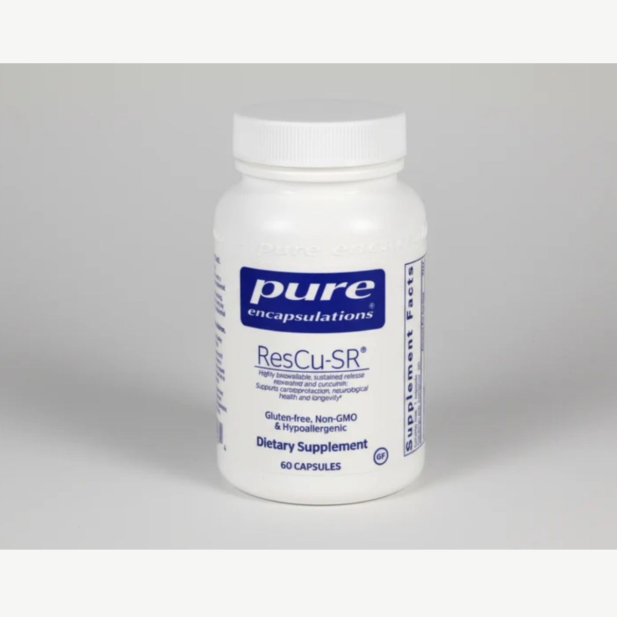 Pure Encapsulations ResCu-SR 60 Capsules front label