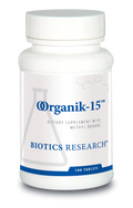 OOrganik-15™ by Biotics Research - 180 Tablets