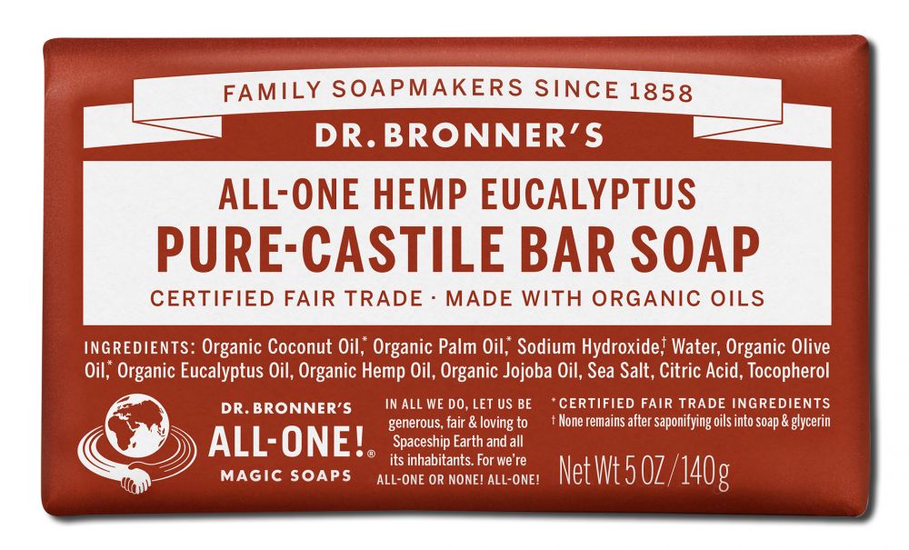 Dr. Bronner's Eucalyptus Pure-Castile Magic Bar Soap - 5 oz