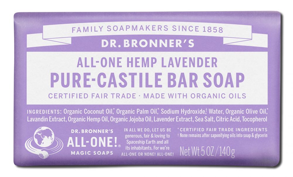 Dr. Bronner's Lavender Pure-Castile Magic Bar Soap - 5 oz